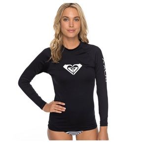 ✨ ROXY Women's Whole Hearted Long Sleeve Rashguard